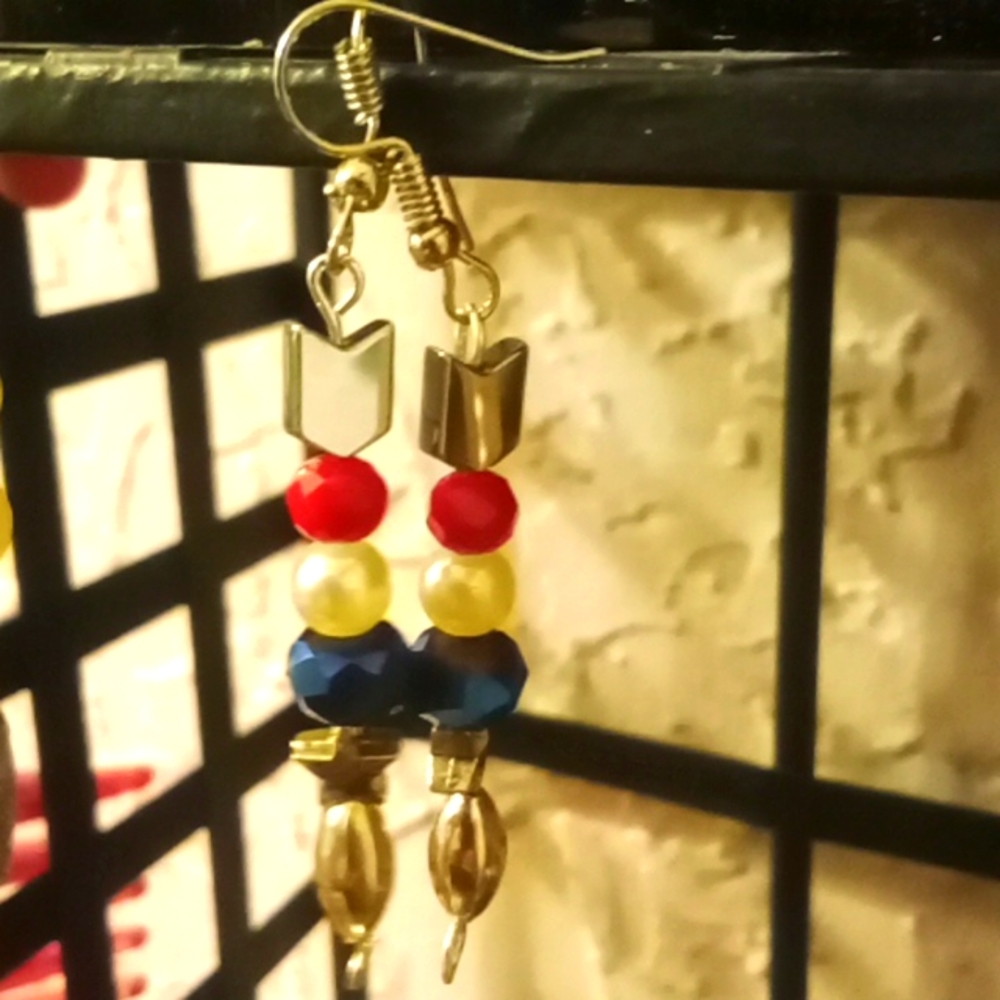 Handmade beaded earrings